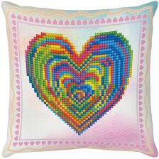 Διαμαντένια ταπισερί Diamond Dotz Love Rest, μαξιλάρι.