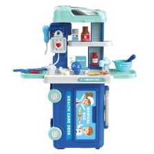 Σετ γιατρού σε βαλίτσα-φορτηγό 3 σε 1 Raya Toys Medical Bus.