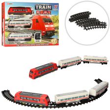 Τρένο με μπαταρίες Express με ράγες Raya Toys, κόκκινο