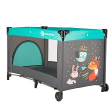 Παρκοκρέβατο πτυσσόμενο Petite&Mars Fox Aqua