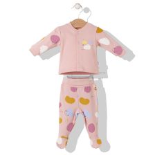 Βρεφική πιτζάμα Bebetto Chubby Colors 0-9 μηνών, F1206.