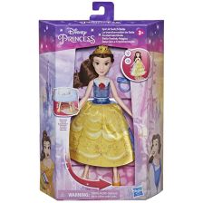 Κούκλα Belle Hasbro Disney Princess Spin and Switch, 26 εκατοστών.