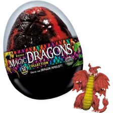 Φιγούρα έκπληξη Lisciani Crazy Science Magic Dragons, μέσα σε αυγό.