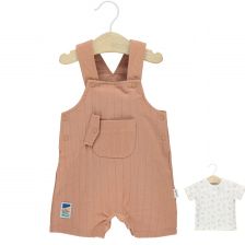 Βρεφική ολόσωμη φόρμα με μπλουζάκι Bebetto Wonder 6-24 μηνών, K3742.