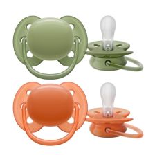 Ορθοδοντικές πιπίλες Philips AVENT SCF093/01 Ultra Soft 2 τεμαχίων, 18 μηνών+.