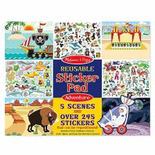Επαναχρησιμοποιούμενα αυτοκόλλητα Melissa and Doug Пεριπέτειες 19115