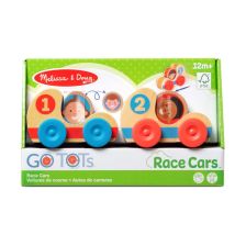 Ξύλινα αγωνιστικά αυτοκίνητα Melissa and Doug GO Tots 2 τεμαχίων 30737.