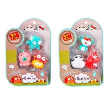 Σετ παιχνιδιών από καουτσούκ για μωρά Raya Toys ζώα, 3 τεμ