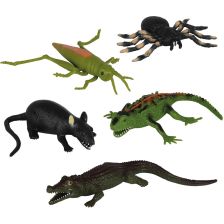 Ζωάκια από καουτσούκ Ερπετά.