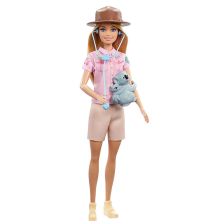 Κούκλα Mattel Barbie Careers Barbie Zoologist με αξεσουάρ.