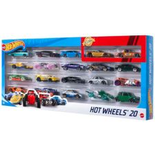Σετ παιδικά αυτοκινητάκια για παιχνίδι Mattel Hot Wheels, 20 τεμάχια