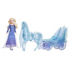Σετ παιχνιδιού Mattel Disney Frozen Elsa и Nokk, με άμαξα περιπέτειας, JBG56.