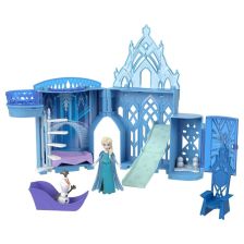 Σετ παιχνιδιού Mattel Disney Frozen Το κάστρο της Elsa με κούκλα και αξεσουάρ.