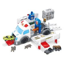 Σετ παιχνιδιού κινητή κτηνιατρική κλινική Raya Toys Animal Rescue.