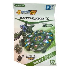 Σετ παιχνιδιού Raya Toys BattleAToy X, σβούρα και μηχανισμός εκτόξευσης.