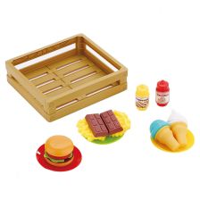 Σετ παιχνιδιού Raya Toys Food Box Μπέργκερ και παγωτό