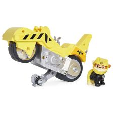 Σετ παιχνιδιού Spin Master Paw Patrol Moto Pups Deluxe φιγούρα με μοτοσυκλέτα, Rubble
