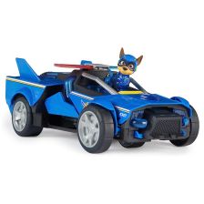 Σετ παιχνιδιού Spin Master Paw Patrol: The Mighty Movie,Μεταμορφωτικό αυτοκίνητο με φιγούρα Chase, με ήχους και φώτα.