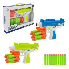 Πιστόλι παιχνιδιού Raya Toys με 10 βελάκια αφρού.