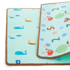 Παιδικό χαλάκι παιχνιδιού Petite & Mars Joy Δύο όψεων Nature 150 x 180 εκατοστών.