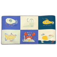 Παιδικό χαλάκι παιχνιδιού Raya Toys Θαλάσσια ζώα, 120 x 180 εκατοστών.