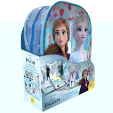 Σετ ζωγραφικής και χρωματισμού Lisciani Frozen σε σακίδιο.