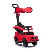 Αυτοκίνητο ώθησης Mercedes Benz G350d 653-P Κόκκινο, με λαβή και σκίαστρο.