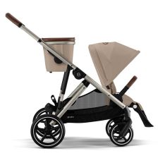 Καρότσι μωρού για δίδυμα Cybex Gazelle S 2023 σκελετός Taupe