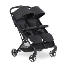 Καρότσι μωρού καλοκαιρινό για δίδυμα Hauck Swift X Duo Black