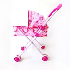 Καροτσάκι για κούκλες Raya Toys Pink