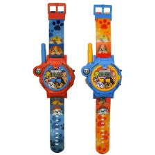 Σετ 2 σε 1 ρολόι και walkie talkie Kids Licensing Paw Patrol 2 τεμαχίων.
