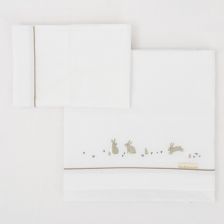 Σετ βρεφικά σεντόνια Bimbidreams BUNNY 50 x 80 εκατοστών.
