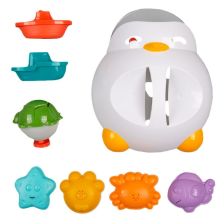 Σετ βρεφικών παιχνιδιών μπάνιου Raya Toys Πιγκουίνος.