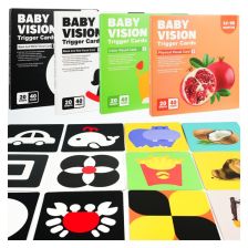 Σετ βρεφικές κάρτες οπτικής διέγερσης Raya Toys, 0-3 ετών.