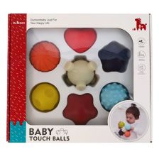 Σετ βρεφικές αισθητηριακές μπάλες Raya Toys Touch Balls, 7 τεμαχίων.