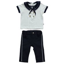 Σετ Bebetto Παντελόνι με μπλουζάκι 6-24μ. K2613