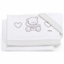 Σετ Κούνιας Italbaby JOLIE 3 τεμ. White/Dove Grey