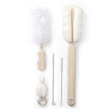 Σετ βουρτσών καθαρισμού μπιμπερό και θηλών Babyono, 735.