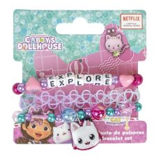 Σετ παιδικά βραχιόλια Cerda Gabby's Dollhouse 3 τεμαχίων.