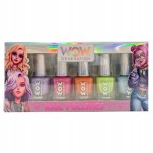 Σετ παιδικών βερνικιών νυχιών Kids Licensing WOW Generation 5 τεμαχίων.