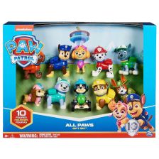 Σετ φιγούρες δράσης Spin Master Paw Patrol All Paws Σετ δώρου, 10 τεμαχίων.
