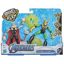 Σετ φιγούρες Hasbro Avengers Bend & Flex Thor VS Loki F245.