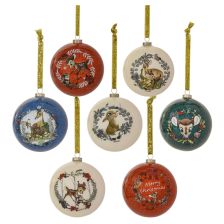 Σετ Χριστουγεννιάτικες μπάλες Widdop Bingham Disney Bambi 7 τεμαχίων.