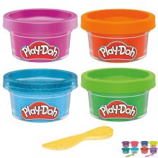 Σετ πλαστελίνες Hasbro Play-Doh Mini Color, 4 τεμαχίων.