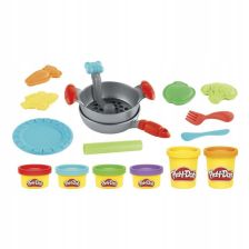 Σετ πλαστελίνες Hasbro Play-Doh Silly Noodles, 6 χρωμάτων.