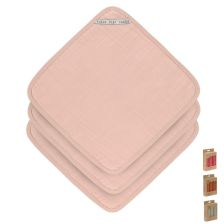 Σετ πετσέτες μουσελίνας Lassig Cozy Care 30 x 30 εκατοστών, 3 τεμαχίων.