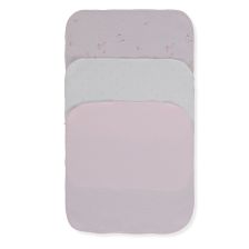 Σετ βαμβακερών πετσετών Bebetto Flower Garden, 20 x 20 εκατοστών, 3 τεμαχίων, C1212.