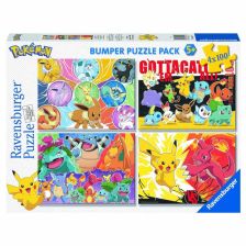 Παζλ Ravensburger Pokemon, 4 x 100 τεμαχίων.