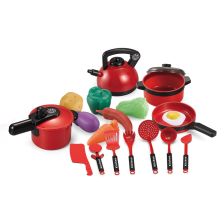 Σετ Raya Toys Μίνι μαγειρικά σκεύη και αξεσουάρ 18 τεμαχίων.