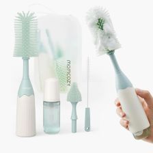 Σετ βουρτσάκια σιλικόνης για μπιμπερό και πιπίλες Momcozy.